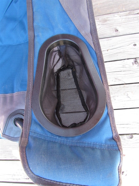 REI EXTRA LARGE CAMP CHAIR AND ALPS FOLDING CHAIR