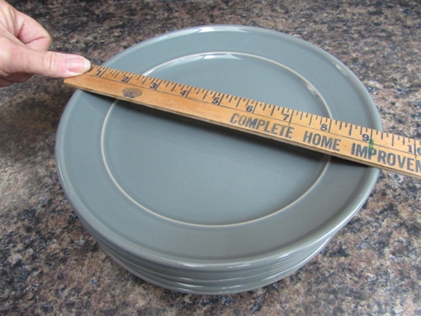 MAINSTAYS GREY DINNERWARE SET