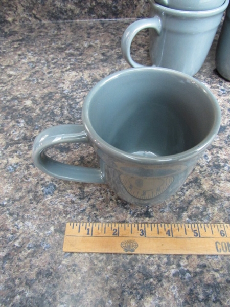 MAINSTAYS GREY DINNERWARE SET