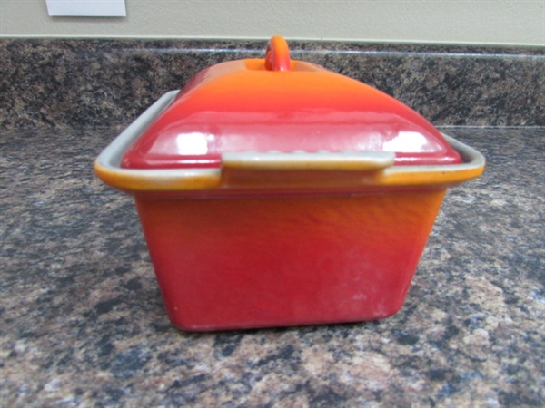 MINI LE CREUSET LOAF PAN WITH LID