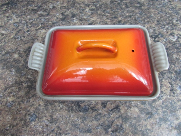 MINI LE CREUSET LOAF PAN WITH LID