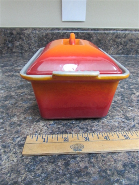 MINI LE CREUSET LOAF PAN WITH LID