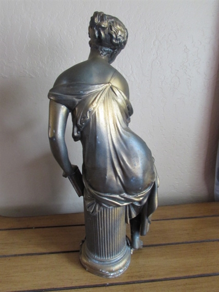CAST METAL STATUE