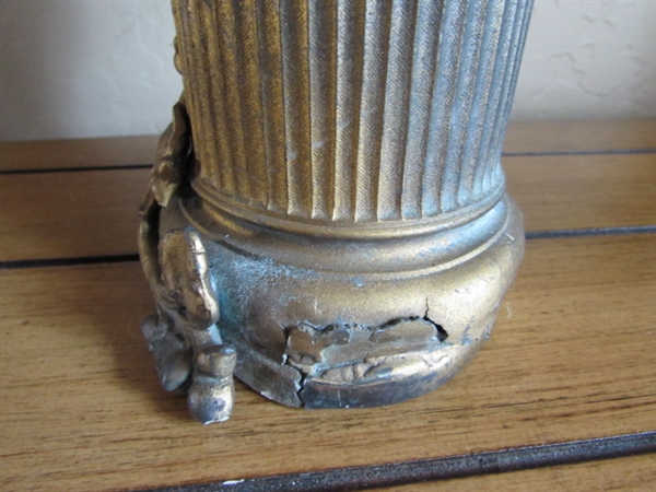 CAST METAL STATUE