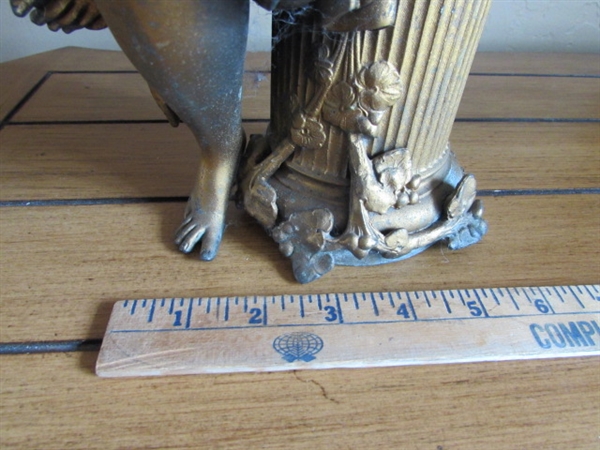 CAST METAL STATUE