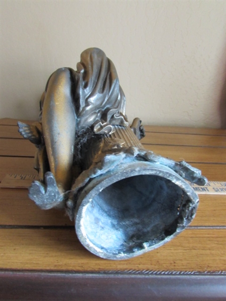 CAST METAL STATUE