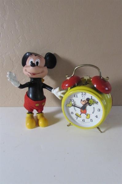 VINTAGE MICKEY MOUSE ALARM CLOCK