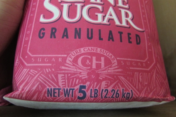 20 - 5 lb BAGS OF SUGAR