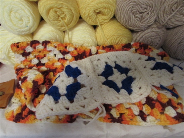 VINTAGE YARN & LAP-WEAVING LOOM