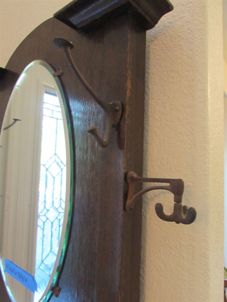 ANTIQUE HALL TREE/UMBRELLA STAND