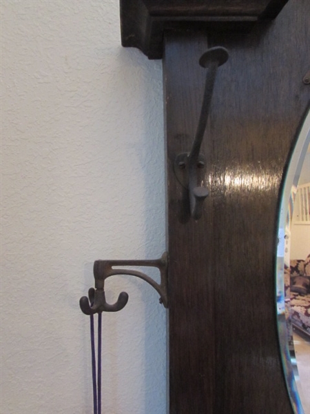 ANTIQUE HALL TREE/UMBRELLA STAND