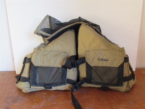 FISHING CHAIR AND VESTS