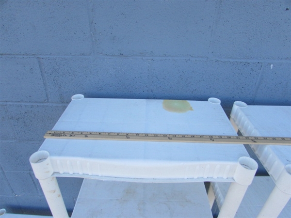 PLASTIC SHELVING UNITS