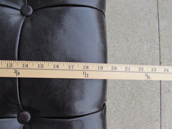UPHOLSTERED STORAGE OTTOMAN