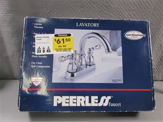 NEW PEERLESS LAVATORY FAUCET