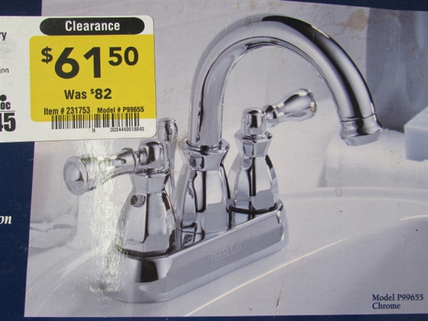 NEW PEERLESS LAVATORY FAUCET