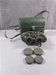 VINTAGE JASON ALL WEATHER BINOCULARS W/CASE
