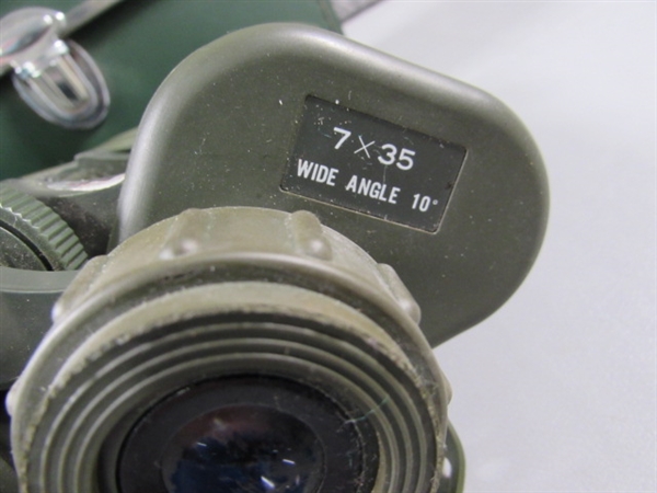 VINTAGE JASON ALL WEATHER BINOCULARS W/CASE