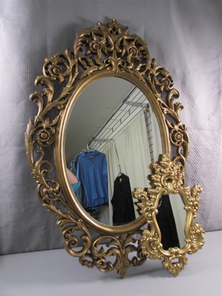 ORNATE FRAMED MIRRORS