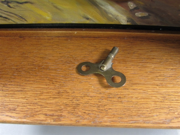 ANTIQUE SESSIONS WALL CLOCK