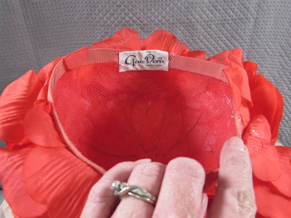 2 VINTAGE LADIES HATS