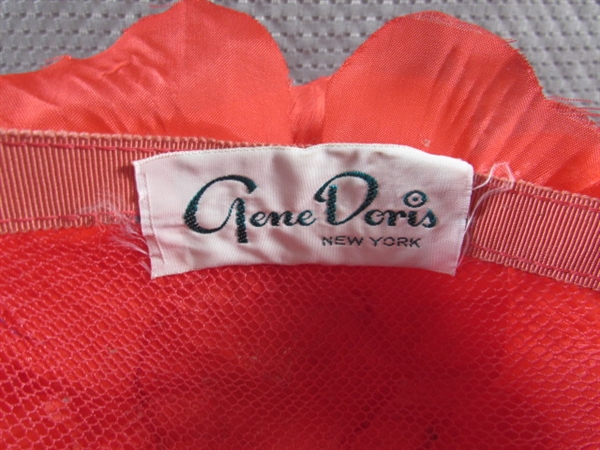 2 VINTAGE LADIES HATS