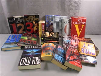 MYSTERY & THRILLER NOVELS - HARD COVER & PAPERBACKS
