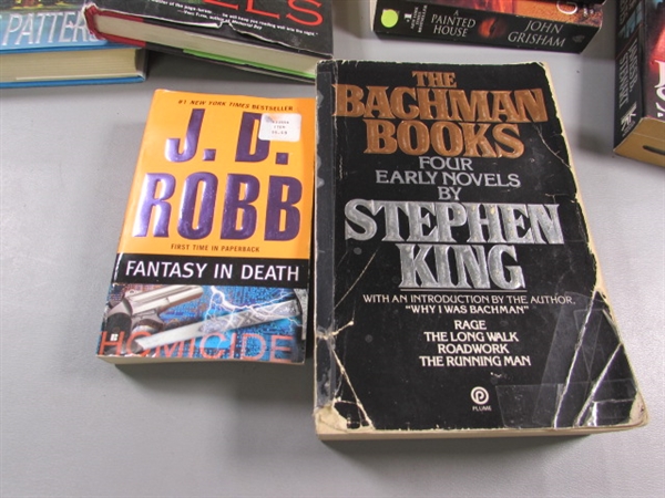 MYSTERY & THRILLER NOVELS - HARD COVER & PAPERBACKS