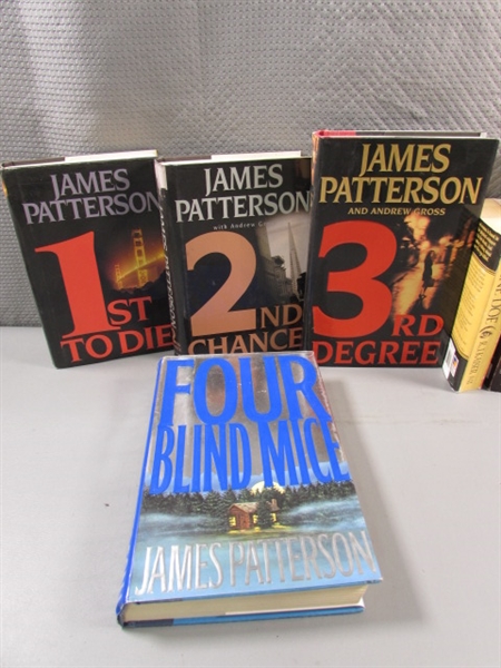 MYSTERY & THRILLER NOVELS - HARD COVER & PAPERBACKS