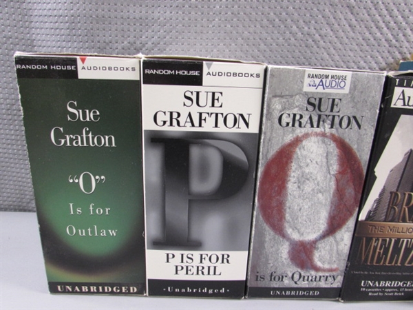 LARGE COLLECTION OF AUDIOBOOKS ON CASSETTE - SELF HELP, MOTIVATIONAL, CLASSICS & FICTION