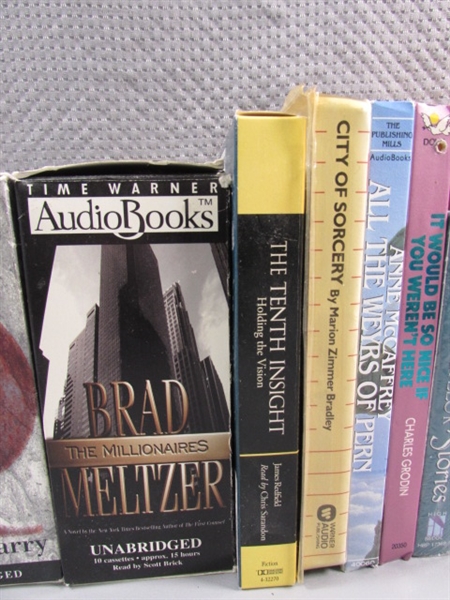 LARGE COLLECTION OF AUDIOBOOKS ON CASSETTE - SELF HELP, MOTIVATIONAL, CLASSICS & FICTION