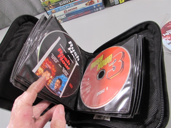 LARGE ASSORTMENT OF DVD MOVIES