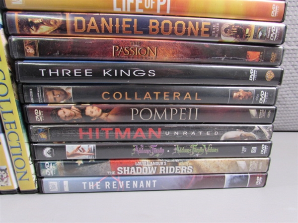 LARGE ASSORTMENT OF DVD MOVIES