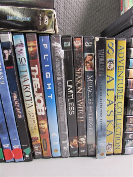 LARGE ASSORTMENT OF DVD MOVIES
