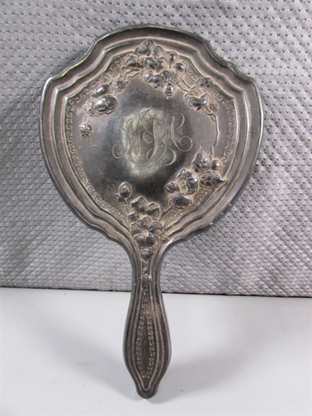 ANTIQUE SP? DRESSER ITEMS