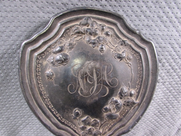 ANTIQUE SP? DRESSER ITEMS