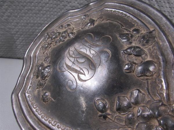 ANTIQUE SP? DRESSER ITEMS