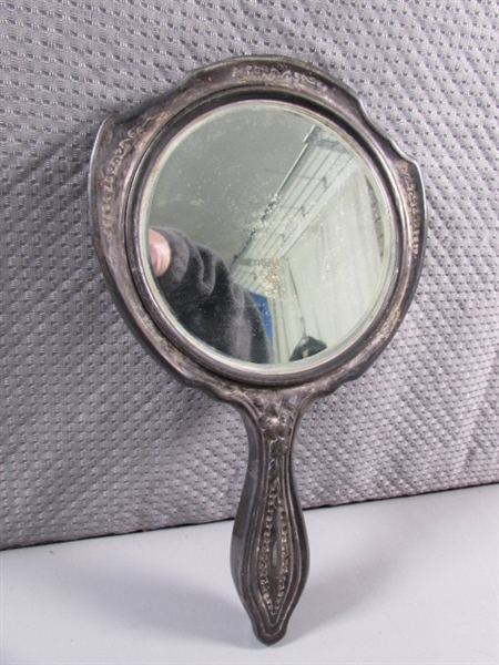 ANTIQUE SP? DRESSER ITEMS