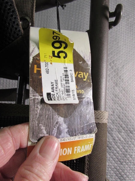NWT - HIDEAWAY GEAR EXPEDITION FRAME