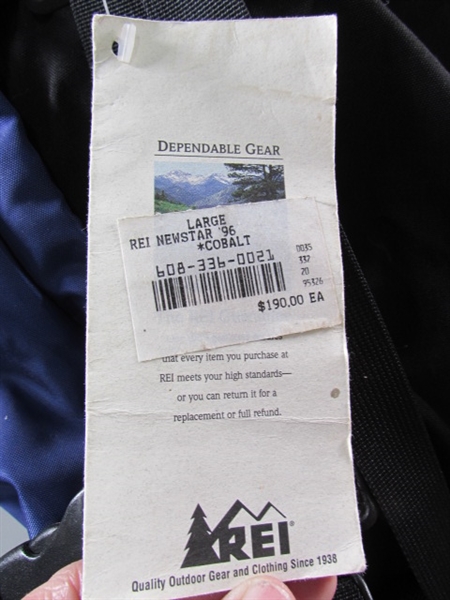 REI TRAVERSE ALL STAR HIKING/BACKPACKING PACK