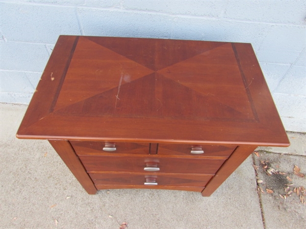 KATHY IRELAND HOME 3-DRAWER NIGHTSTAND #2