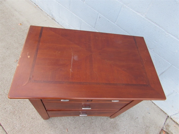KATHY IRELAND HOME 3-DRAWER NIGHTSTAND #2