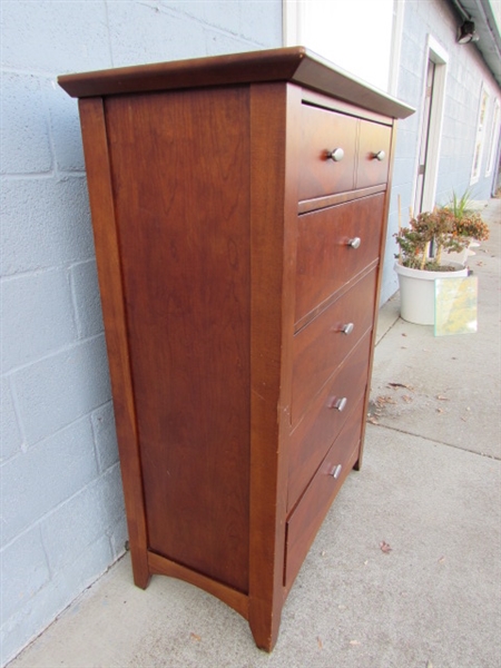 KATHY IRELAND HOME TALLBOY 5-DRAWER DRESSER #1