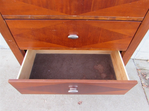 KATHY IRELAND HOME TALLBOY 5-DRAWER DRESSER #1