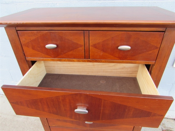 KATHY IRELAND HOME TALLBOY 5-DRAWER DRESSER #1