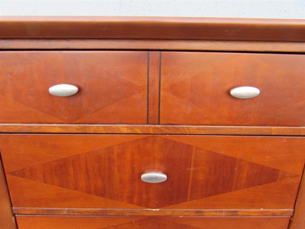 KATHY IRELAND HOME TALLBOY 5-DRAWER DRESSER #1