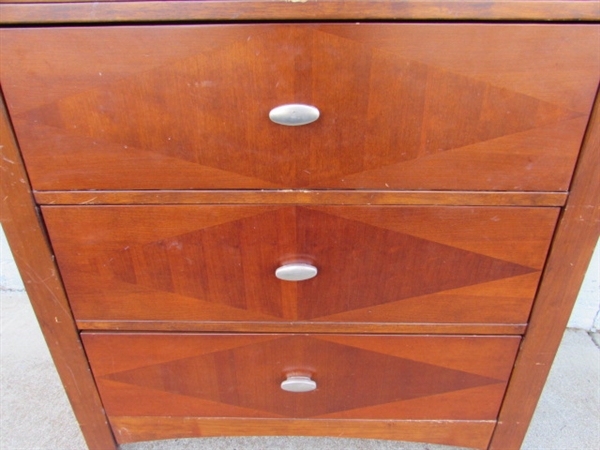 KATHY IRELAND HOME TALLBOY 5-DRAWER DRESSER #1