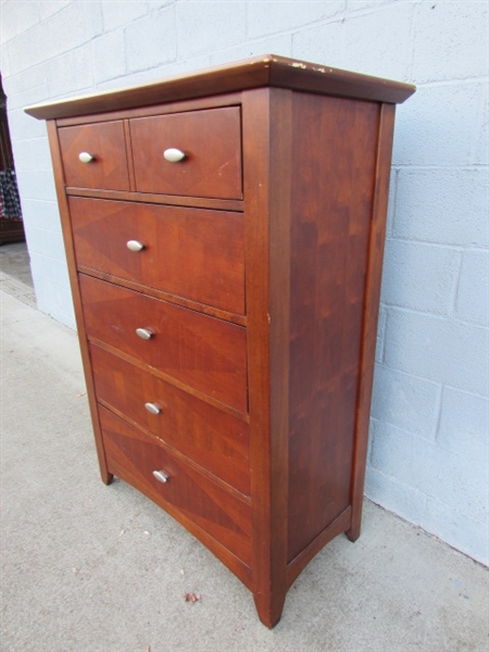 KATHY IRELAND HOME TALLBOY 5-DRAWER DRESSER #2