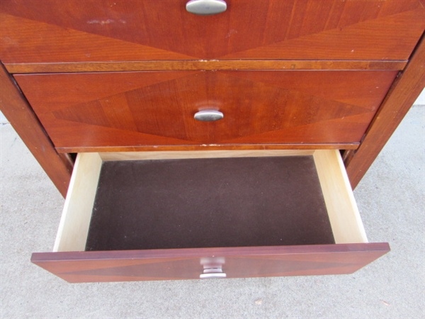 KATHY IRELAND HOME TALLBOY 5-DRAWER DRESSER #2