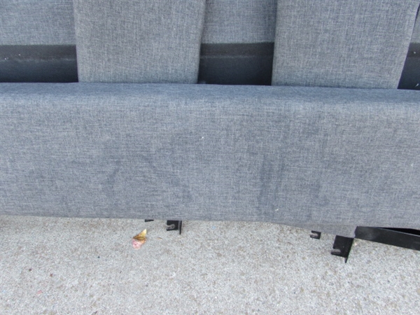 UPHOLSTERED KING BED FRAME